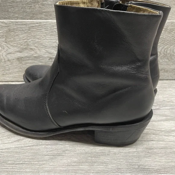 Durango Mens Leather Side Zip Western Boot Size 10.5 D - Picture 7 of 11